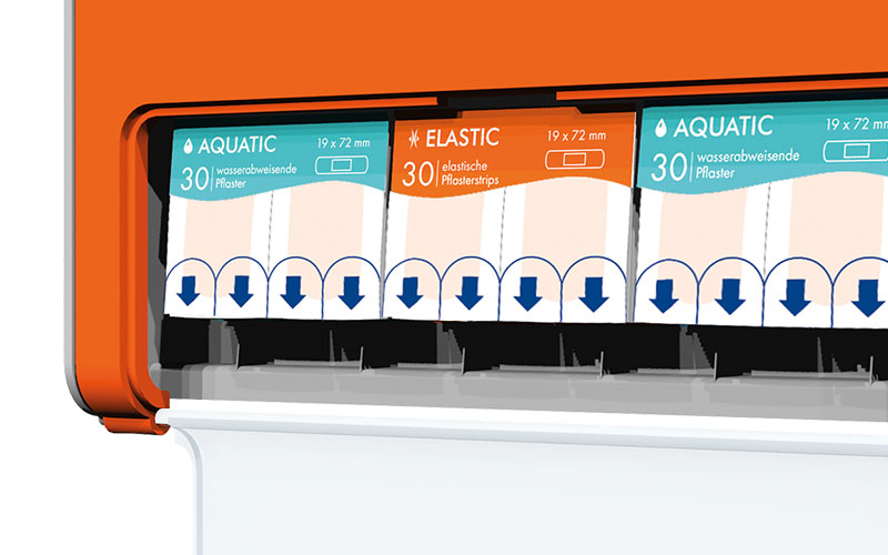 actiomedic-easyaid-pflasterspender-pflastersorten-pflasterarten-3-slots