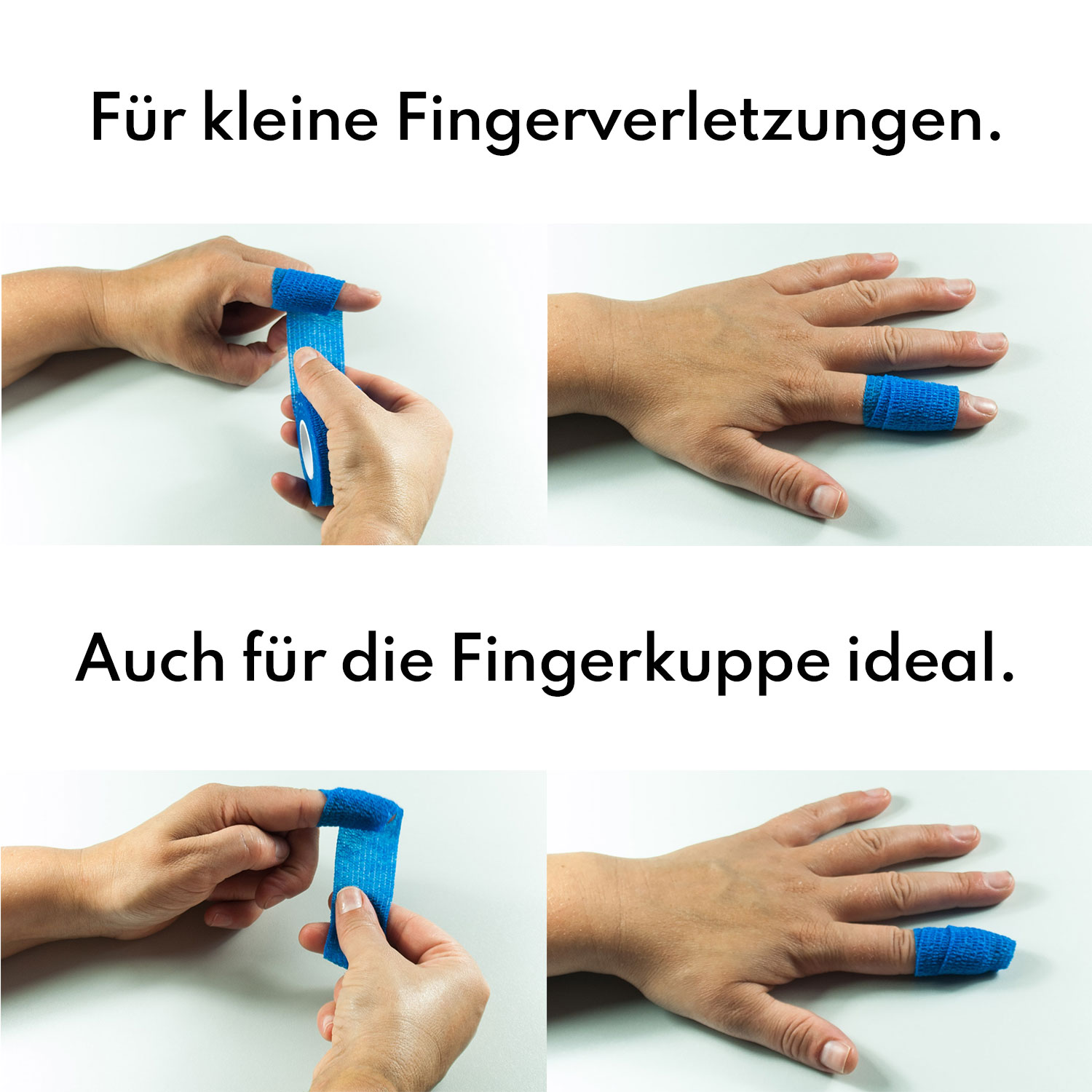 ACTIOMEDIC® AQUATIC Schnellverband, blau, 5 cm x 7 m, selbsthaftend}
