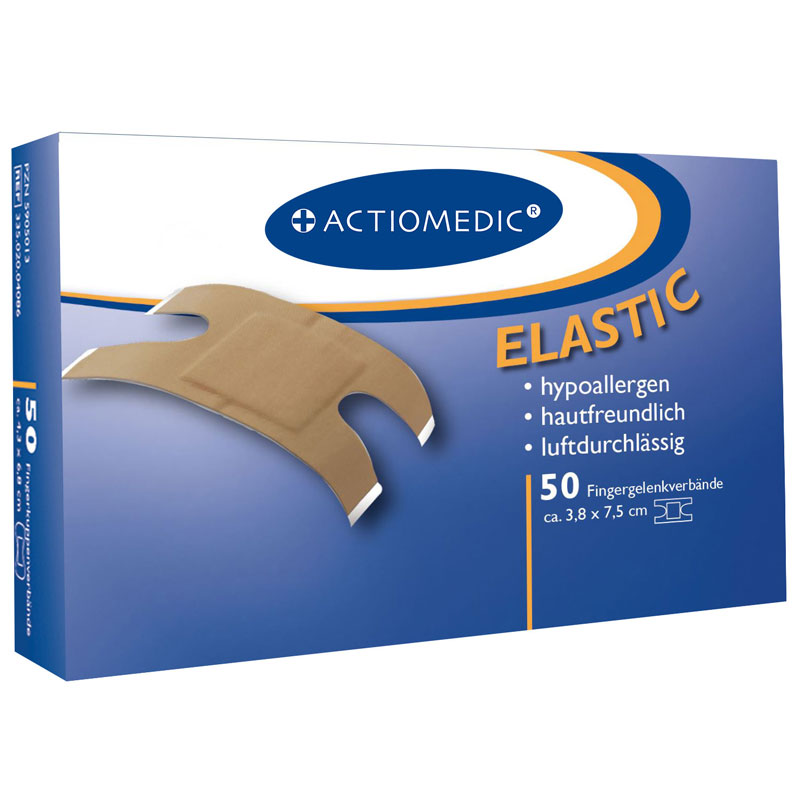 ACTIOMEDIC ELASTIC Fingergelenkverband, Pack ΰ 50 Stück}