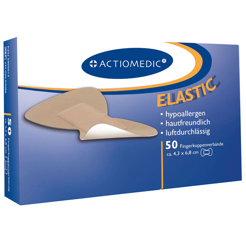 ACTIOMEDIC ELASTIC Fingerkuppenverband, Pack ΰ 50 Stück}