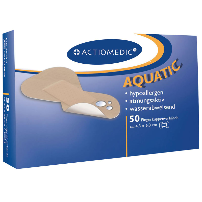 ACTIOMEDIC AQUATIC  Fingerkuppenverband, Pack ΰ 50 Stück}