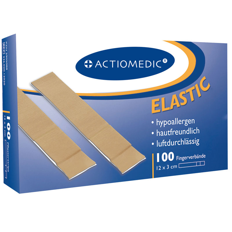 ACTIOMEDIC ELASTIC Fingerverband 12 x 3 cm,  Pack ΰ 100 Stück}