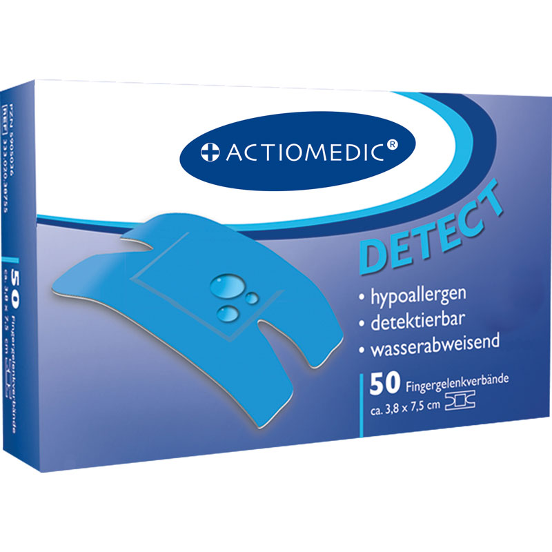 ACTIOMEDIC DETECT + AQUATIC Fingergelenkverband, Pack ΰ 50 Stück}