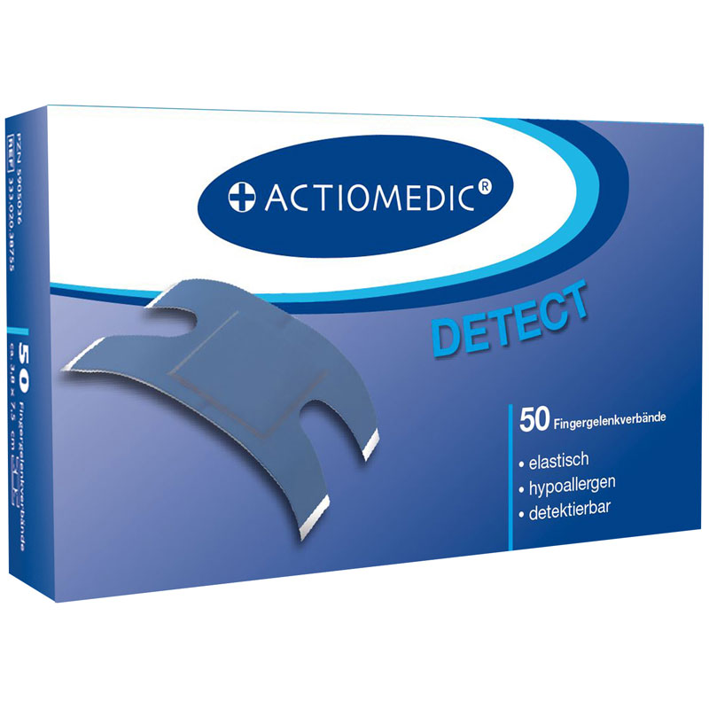 ACTIOMEDIC DETECT + ELASTIC Fingergelenkverband, Pack ΰ 50 Stück}