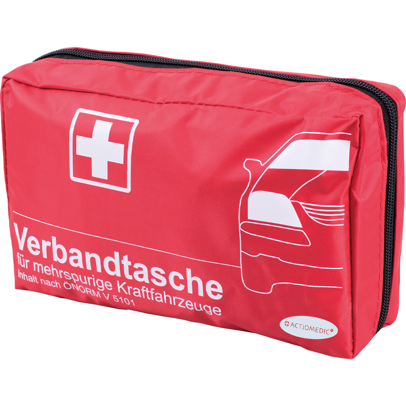 KFZ-Verbandtasche mit ÖNORM V5101, rot}