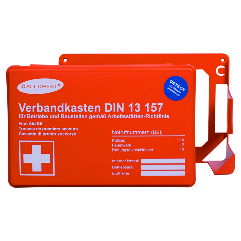 Betriebsverbandkasten MINI detect,  DIN  13 157, orange}