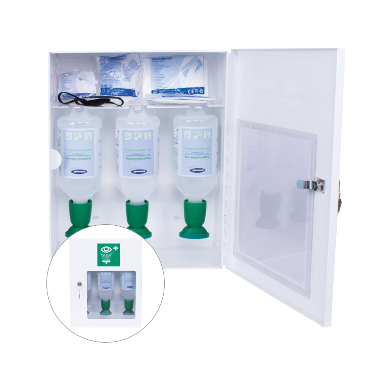 ACTIOMEDIC® EYE CARE Augenspülschrank I mit Zusatzausstattung}