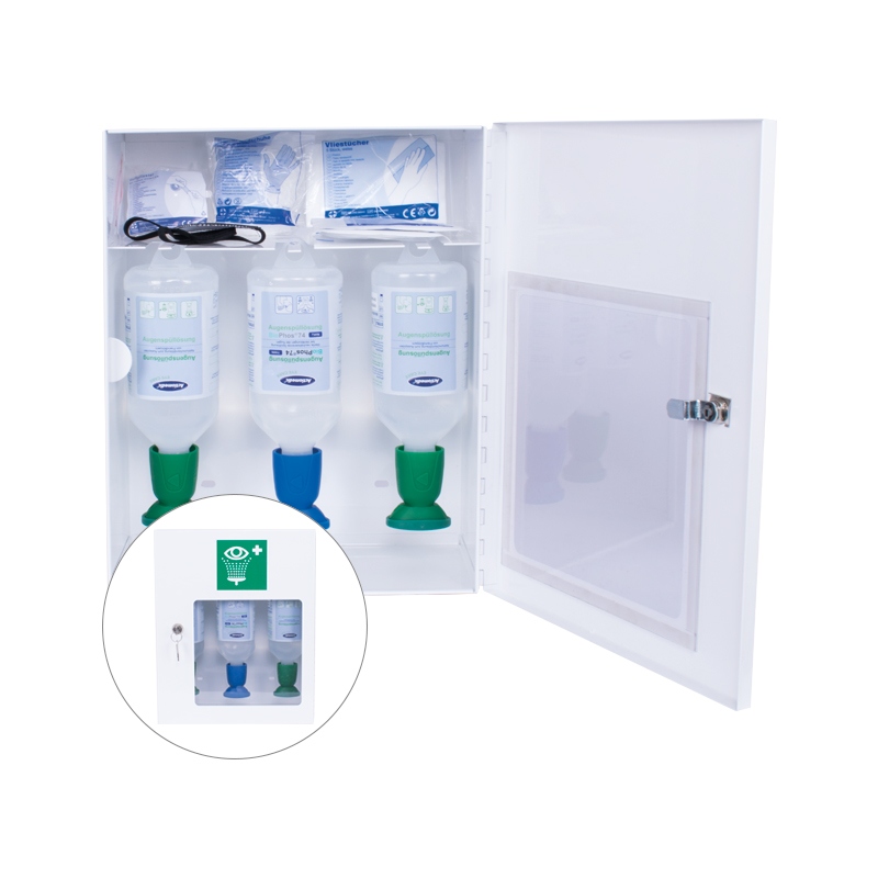 ACTIOMEDIC® EYE CARE Augenspülschrank II mit Zusatzausstattung}
