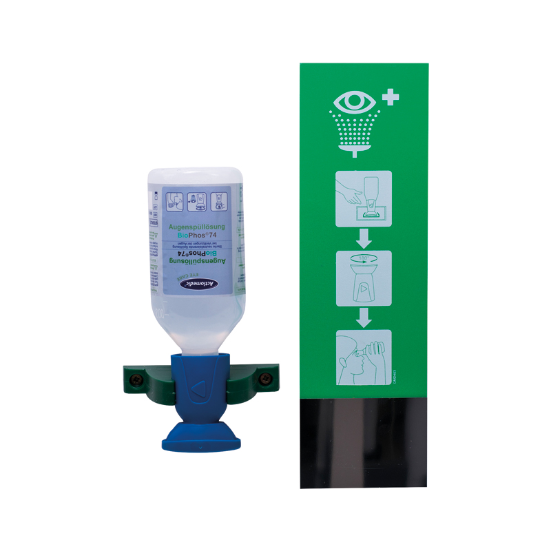 ACTIOMEDIC® EYE CARE Augenspülstation Single mit 250 ml BioPhos74}