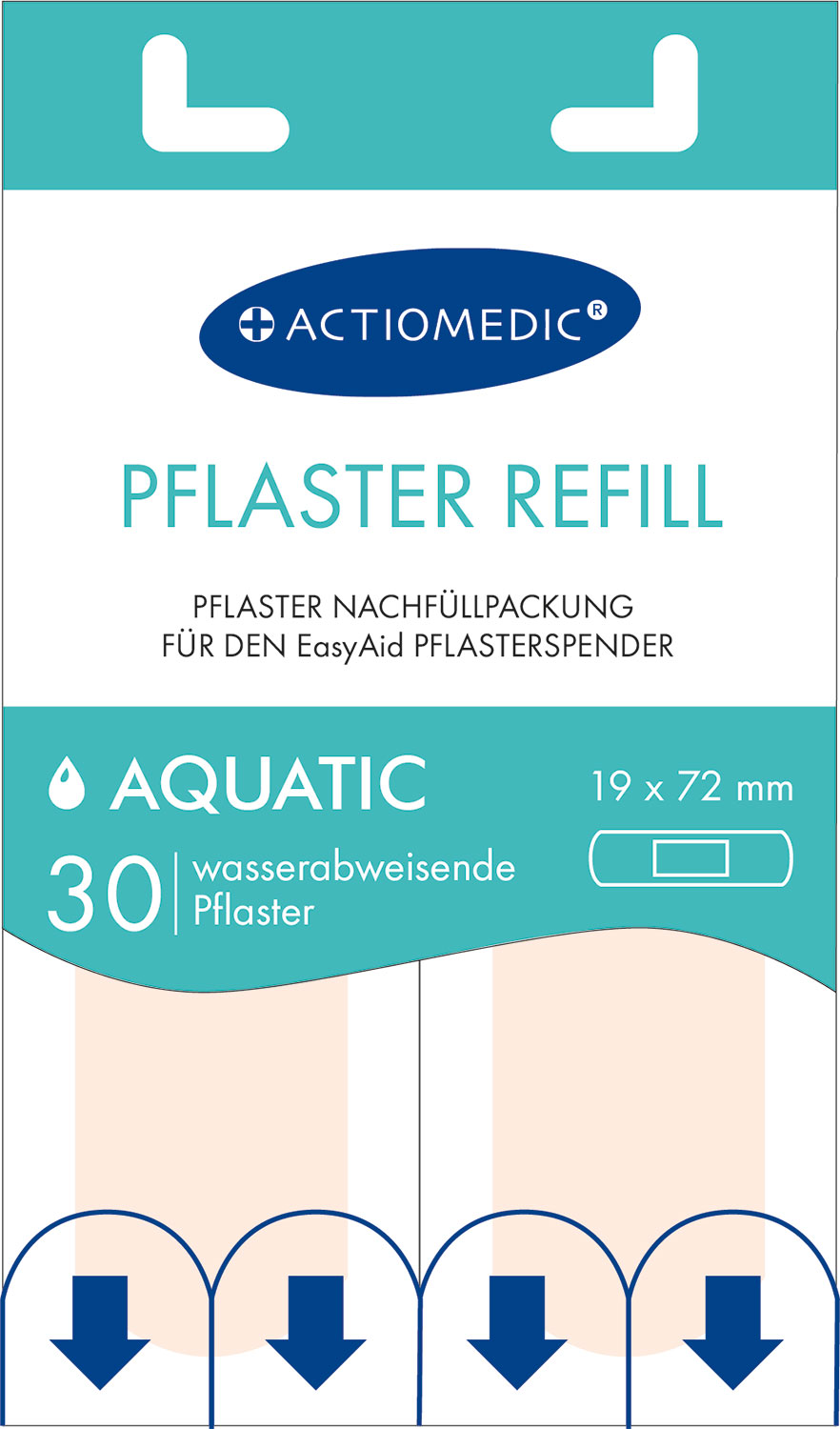 EasyAid Refill Strips 19 x 72 mm AQUATIC- 30 St.}