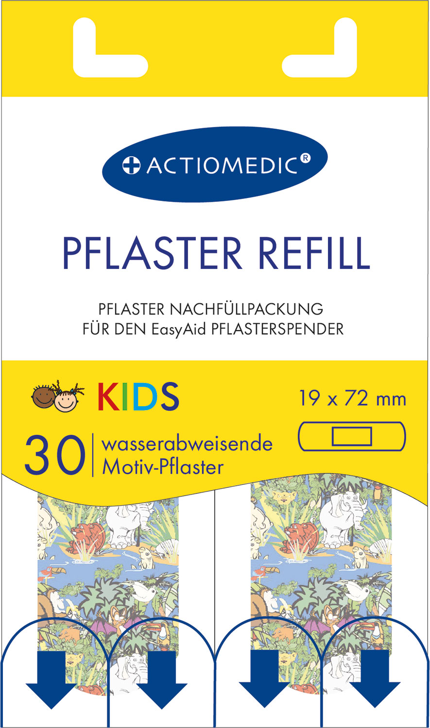 EasyAid Refill Strips 19 x 72 mm KIDS}