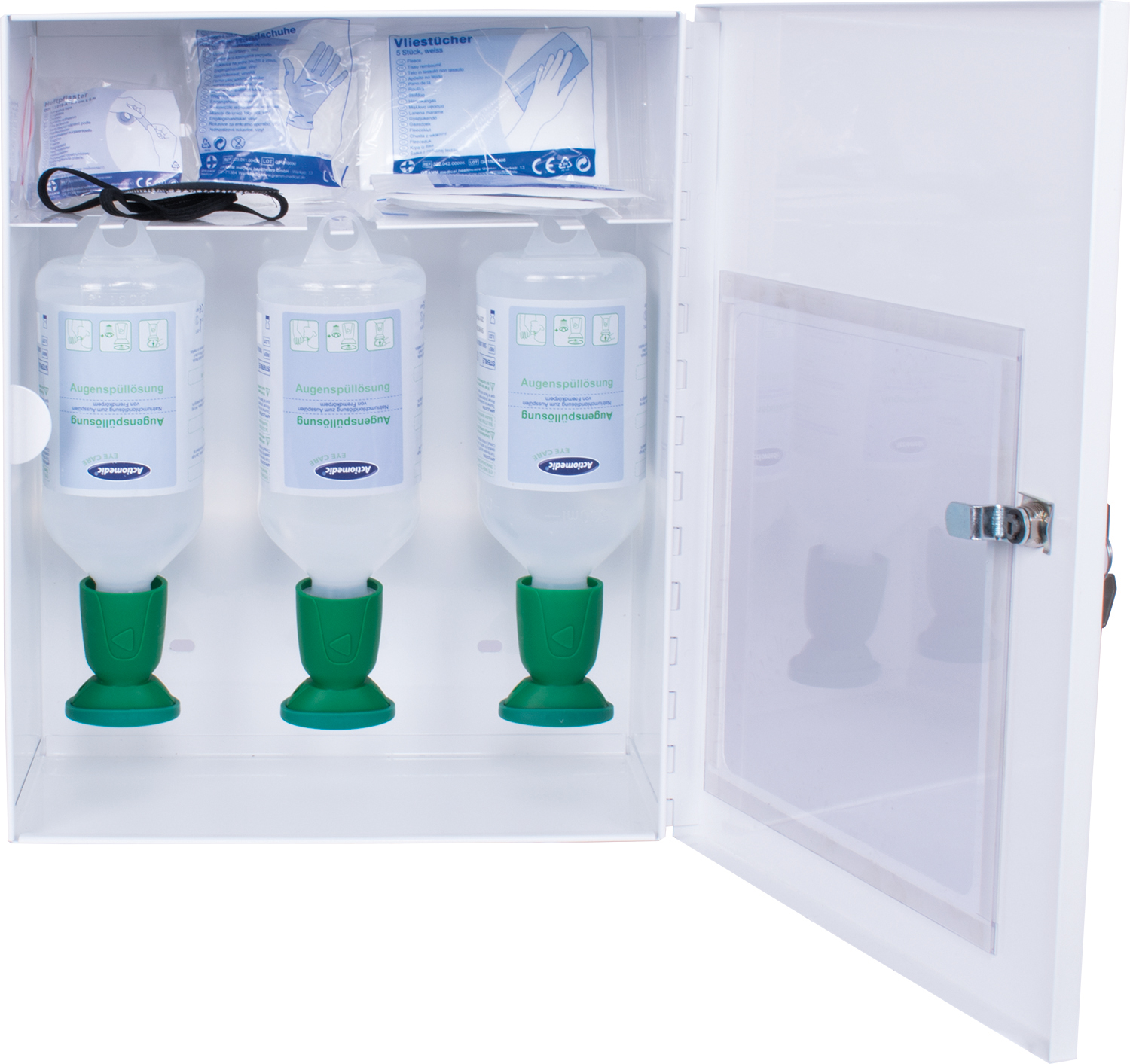 ACTIOMEDIC® EYE CARE Augenspülschrank I mit Zusatzausstattung}